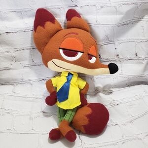 Disney Zootopia Nick Wilde Fox 15-Inch Plush Pillow Stuffed Animal Toy Felt